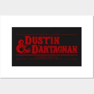 Dustin & Dartagnan RED Posters and Art